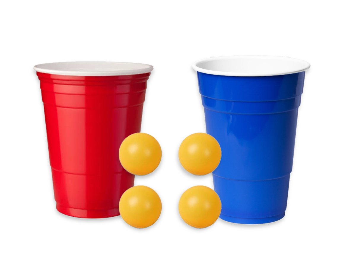beer pong cup & ball set beer pong cup & ball set
